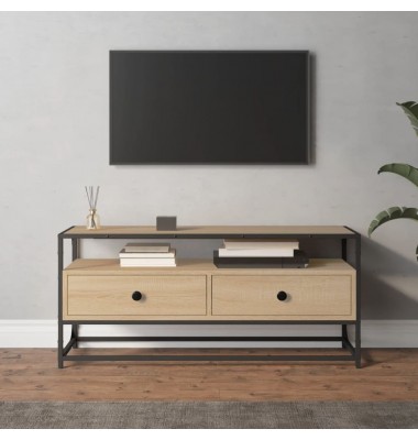  Televizoriaus spintelė, ąžuolo, 100x35x45cm, apdirbta mediena - TV spintelės - 1