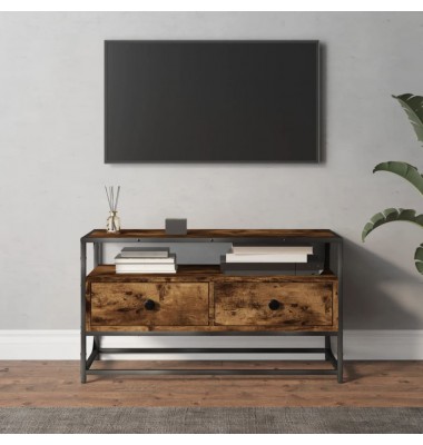  Televizoriaus spintelė, dūminio ąžuolo, 80x35x45cm, mediena - TV spintelės - 1