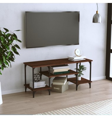  Televizoriaus spintelė, ruda ąžuolo, 102x35x45,5cm, mediena - TV spintelės - 1