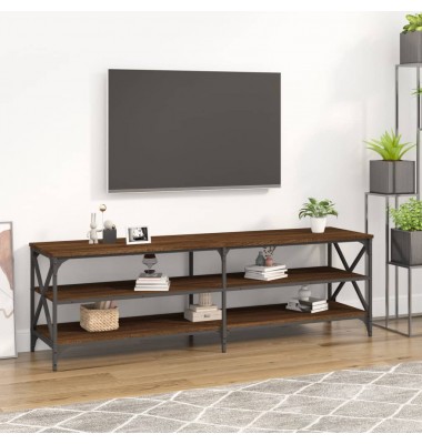  Televizoriaus spintelė, ruda ąžuolo, 160x40x50cm, mediena - TV spintelės - 1
