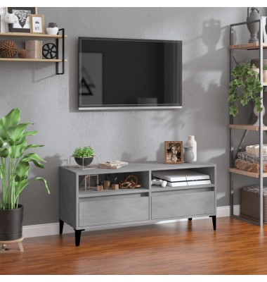  Televizoriaus spintelė, betono pilka, 100x34,5x44,5cm, mediena - TV spintelės - 1