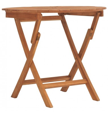  Sulankstomas sodo stalas, 85x75cm, tikmedžio medienos masyvas - Lauko stalai, staliukai - 2