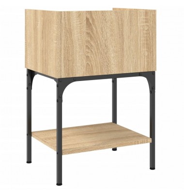  Naktiniai staliukai, 2vnt., ąžuolo, 40,5x31x60cm, mediena - Naktinės spintelės - 9