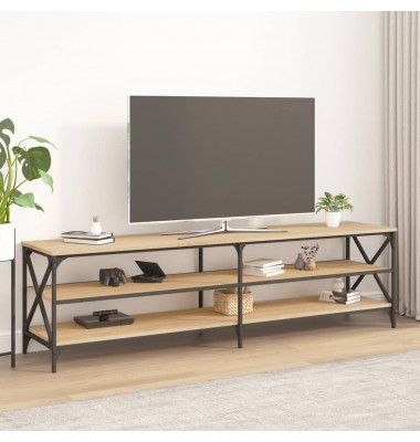  Televizoriaus spintelė, ąžuolo, 180x40x50cm, apdirbta mediena - TV spintelės - 1