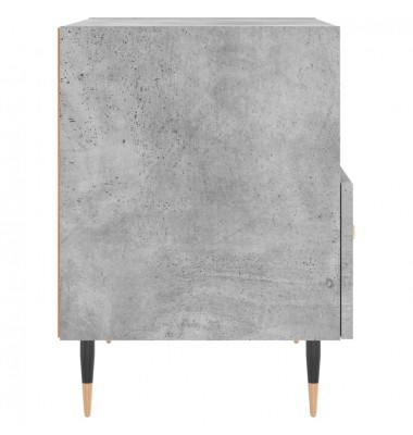  Naktinės spintelės, 2vnt., betono pilkos, 40x35x47,5cm, mediena - Naktinės spintelės - 8