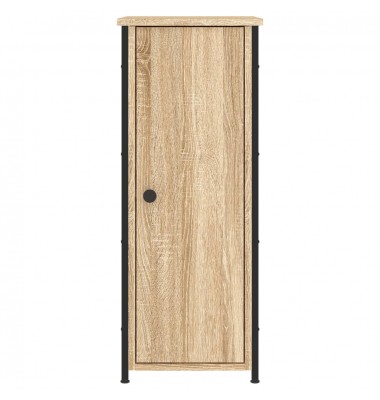  Naktinė spintelė, sonoma ąžuolo, 32x42x80cm, apdirbta mediena - Naktinės spintelės - 5