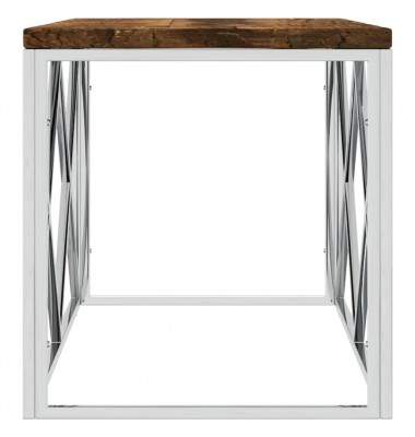  Kavos staliukas, nerūdijantis plienas ir perdirbta mediena - Kavos staliukai - 4