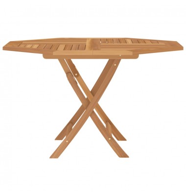  Sulankstomas sodo stalas, 120x120x75cm, tikmedžio masyvas - Lauko stalai, staliukai - 3