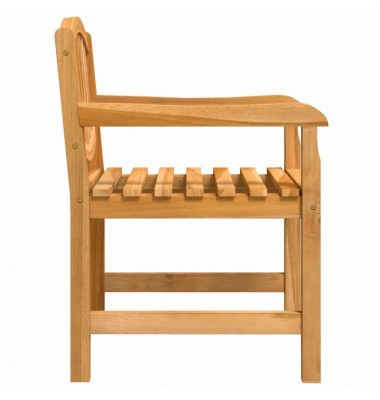  Sodo kėdės, 2vnt., 58x59x88cm, tikmedžio medienos masyvas - Lauko kėdės - 5