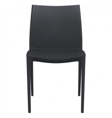  Sodo kėdės, 2vnt., antracito, 50x46x80cm, polipropilenas - Lauko kėdės - 4