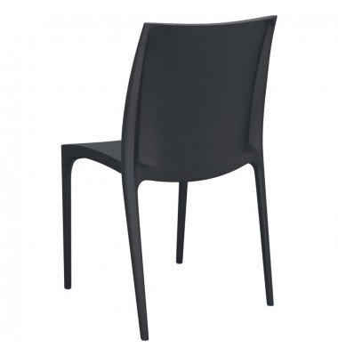  Sodo kėdės, 2vnt., antracito, 50x46x80cm, polipropilenas - Lauko kėdės - 6