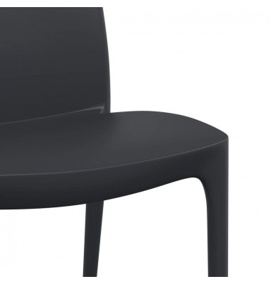  Sodo kėdės, 2vnt., antracito, 50x46x80cm, polipropilenas - Lauko kėdės - 7