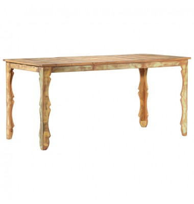  Valgomojo stalas, 160x80x76cm, perdirbtos medienos masyvas - Stalai - 1