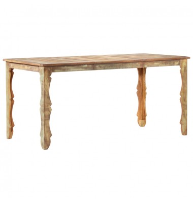  Valgomojo stalas, 160x80x76cm, perdirbtos medienos masyvas - Stalai - 7