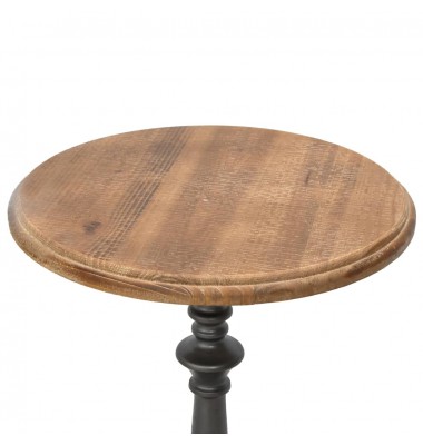  Žurnalinis staliukas, eglės medienos masyvas, 40x60cm, rudas - Žurnaliniai staliukai - 2