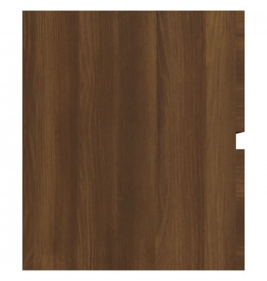  Spintelė praustuvui, ruda ąžuolo, 90x38,5x45cm, mediena - Vonios baldų komplektai - 8