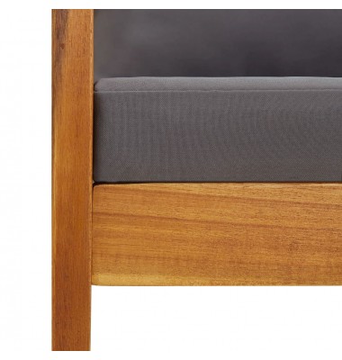  Sodo baldų komplektas su pagalvėmis, 5 dalių, akacijos masyvas - Lauko baldų komplektai - 7