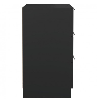  Naktinė spintelė, juodos spalvos, 40x36x65cm - Naktinės spintelės - 8