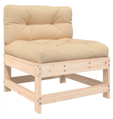 Sodo poilsio komplektas su pagalvėlėmis, 5 dalių, mediena - Lauko baldų komplektai - 4