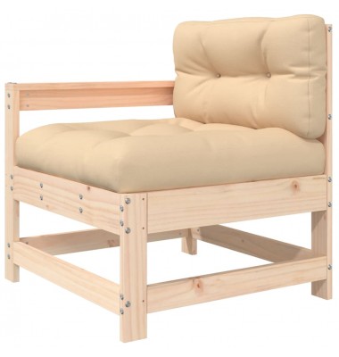  Sodo poilsio komplektas su pagalvėlėmis, 5 dalių, mediena - Lauko baldų komplektai - 5