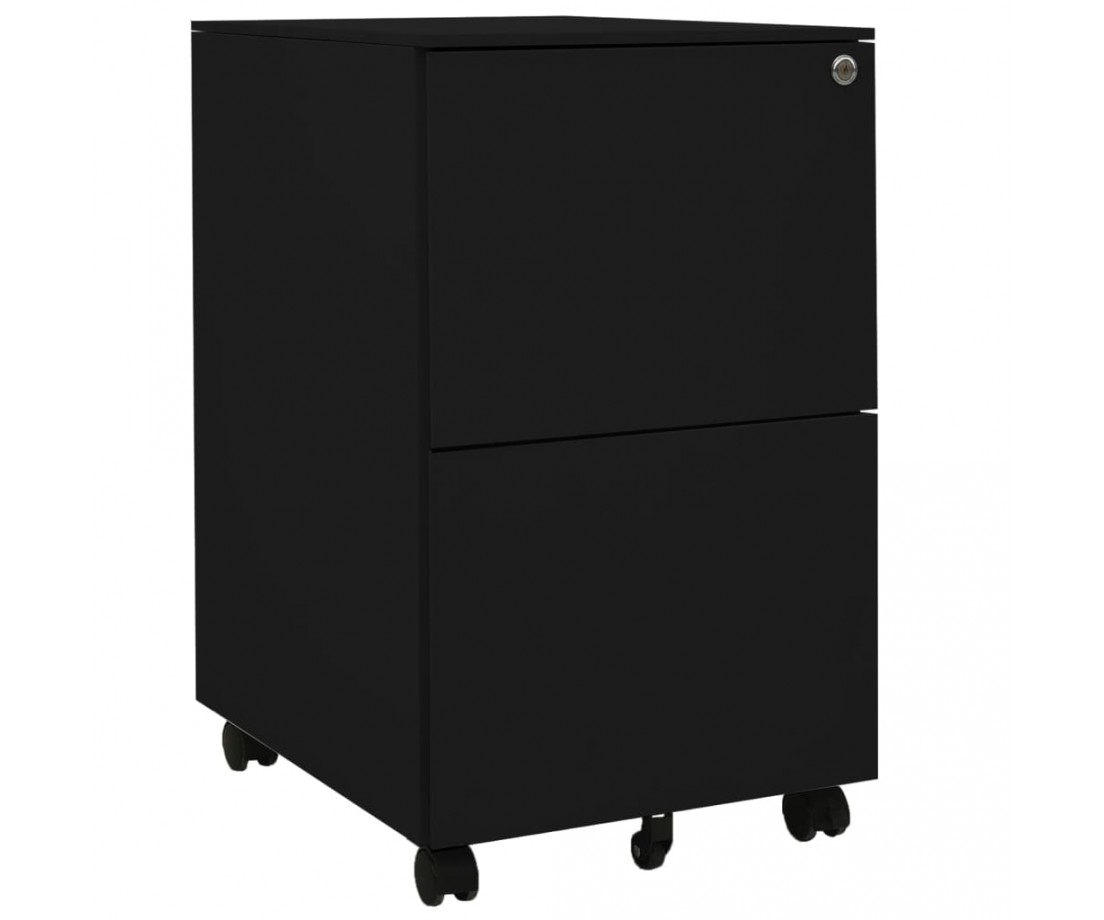 Mobili spintelė dokumentams, juoda, 39x45x67cm, plienas - Dokumentų spintos - 1 Mobili spintelė dokumentams, juoda, 39x45x67cm, plienas - Dokumentų spintos - 1