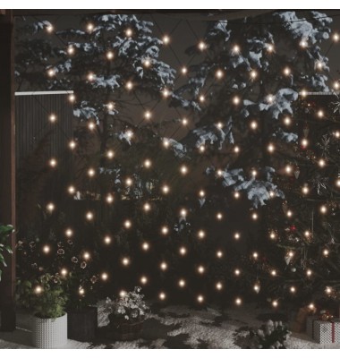 Kalėdinių lempučių tinklas, 3x3m, 306 šiltos baltos LED - Kalėdinis apšvietimas - 1