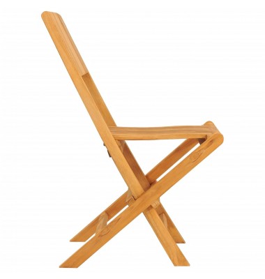  Sulankstomos sodo kėdės, 2vnt., 47x61x90cm, tikmedžio masyvas - Lauko kėdės - 5