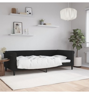 Sofa, juodos spalvos, 90x200cm, aksomas - Lovos - 1