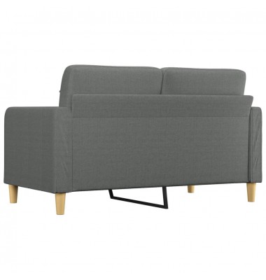  Dvivietė sofa, tamsiai pilkos spalvos, 140cm, audinys - Sofos, sofos-lovos - 5