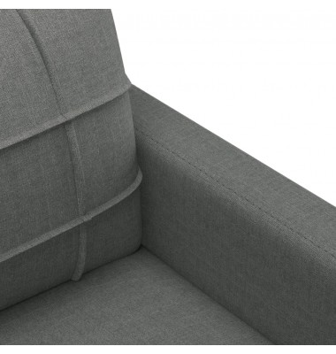  Dvivietė sofa, tamsiai pilkos spalvos, 140cm, audinys - Sofos, sofos-lovos - 6