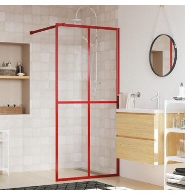  Dušo sienelė su skaidriu raudonu ESG stiklu, 80x195cm - Dušo sienelės - 1
