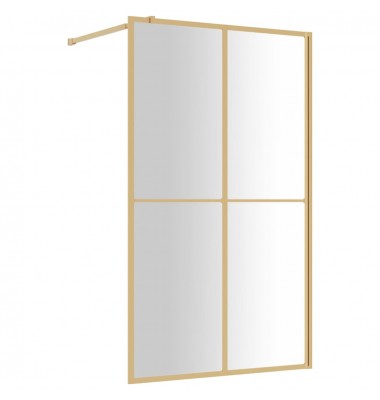  Dušo sienelė su skaidriu ESG stiklu, auksinė, 118x195cm - Dušo sienelės - 2