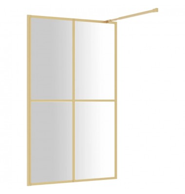  Dušo sienelė su skaidriu ESG stiklu, auksinė, 118x195cm - Dušo sienelės - 5