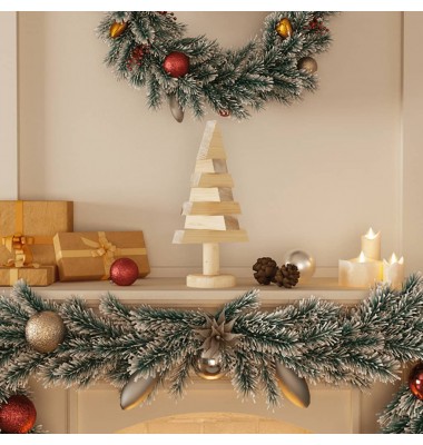  Medinės Kalėdų eglutės, 2vnt., 30cm, pušies medienos masyvas - Kalėdinės eglutės - 1