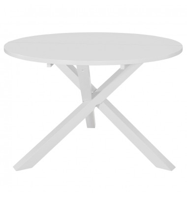  Valgomojo stalas, baltas, 120x75cm, MDF - Stalai - 1