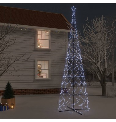  Kalėdų eglutė, 230x800cm, kūgio formos, 3000 šaltų baltų LED - Kalėdinės eglutės - 1