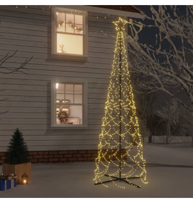  Kalėdų eglutė, 100x300cm, kūgio formos, 500 šiltų baltų LED - Kalėdinės eglutės - 1