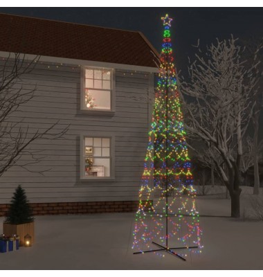  Kalėdų eglutė, 230x800cm, kūgio formos, 3000 spalvotų LED - Kalėdinės eglutės - 1
