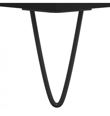  Kavos staliukas, juodos spalvos, 50x46x50cm, apdirbta mediena - Kavos staliukai - 9