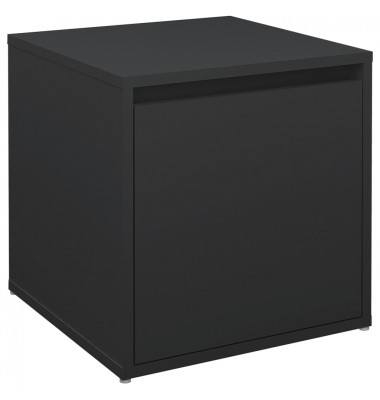  Dėžė-stalčius, juodos spalvos, 40,5x40x40cm, apdirbta mediena - Daiktadėžės - 2