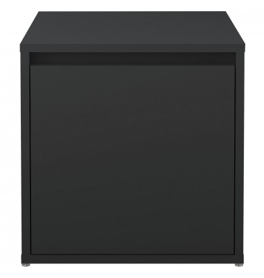  Dėžė-stalčius, juodos spalvos, 40,5x40x40cm, apdirbta mediena - Daiktadėžės - 6