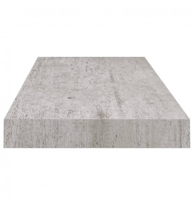  Pakabinama sieninė lentyna, betono pilka, 60x23,5x3,8cm, MDF - Pakabinamos lentynos, spintelės - 5