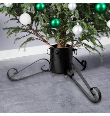  Kalėdų eglutės stovas, juodos spalvos, 58x58x21cm - Stovai eglutėms - 1