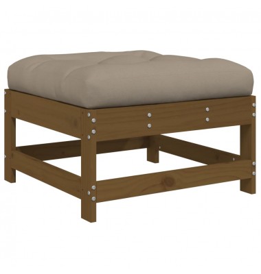  Sodo pakoja su pagalvėle, medaus ruda, pušies medienos masyvas - Moduliniai lauko baldai - 5