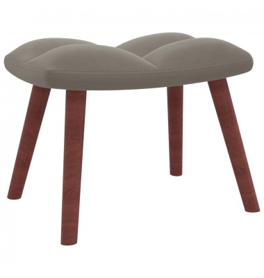  Supama kėdė su pakoja, šviesiai pilkos spalvos, aksomas - Supamos kėdės - 6