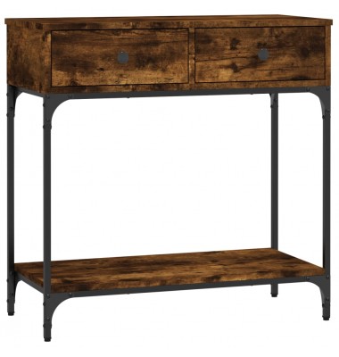  Kavos staliukas, dūminio ąžuolo, 75x34,5x75cm, apdirbta mediena - Žurnaliniai staliukai - 2