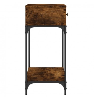  Kavos staliukas, dūminio ąžuolo, 75x34,5x75cm, apdirbta mediena - Žurnaliniai staliukai - 5