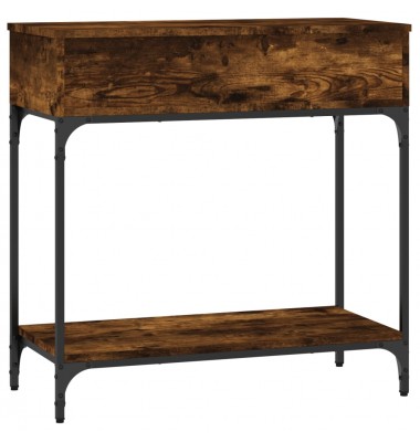  Kavos staliukas, dūminio ąžuolo, 75x34,5x75cm, apdirbta mediena - Žurnaliniai staliukai - 7