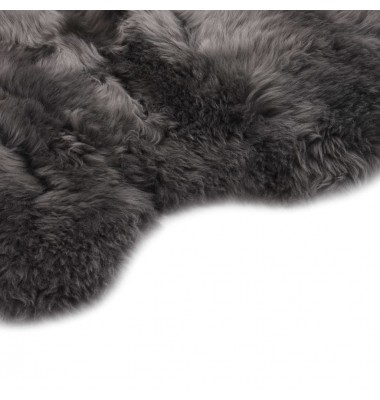  Avies kailio kilimėlis, šviesiai pilkos spalvos, 60x180 cm - Kilimai - 2