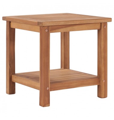  Kavos staliukas, 45x45x45cm, tikmedžio medienos masyvas - Kavos staliukai - 1